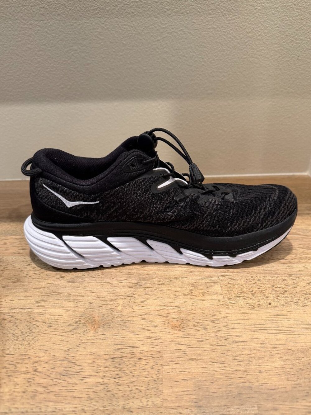 Hoka Gaviota 4 Women’s Size 9 Black White Sneakers Stability Running - Picture 4 of 10